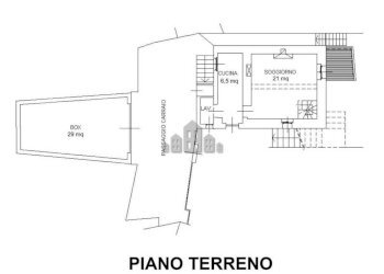 Planimetria piano terra - Casa indipendente via Alice, 105, Lessolo - foto 40