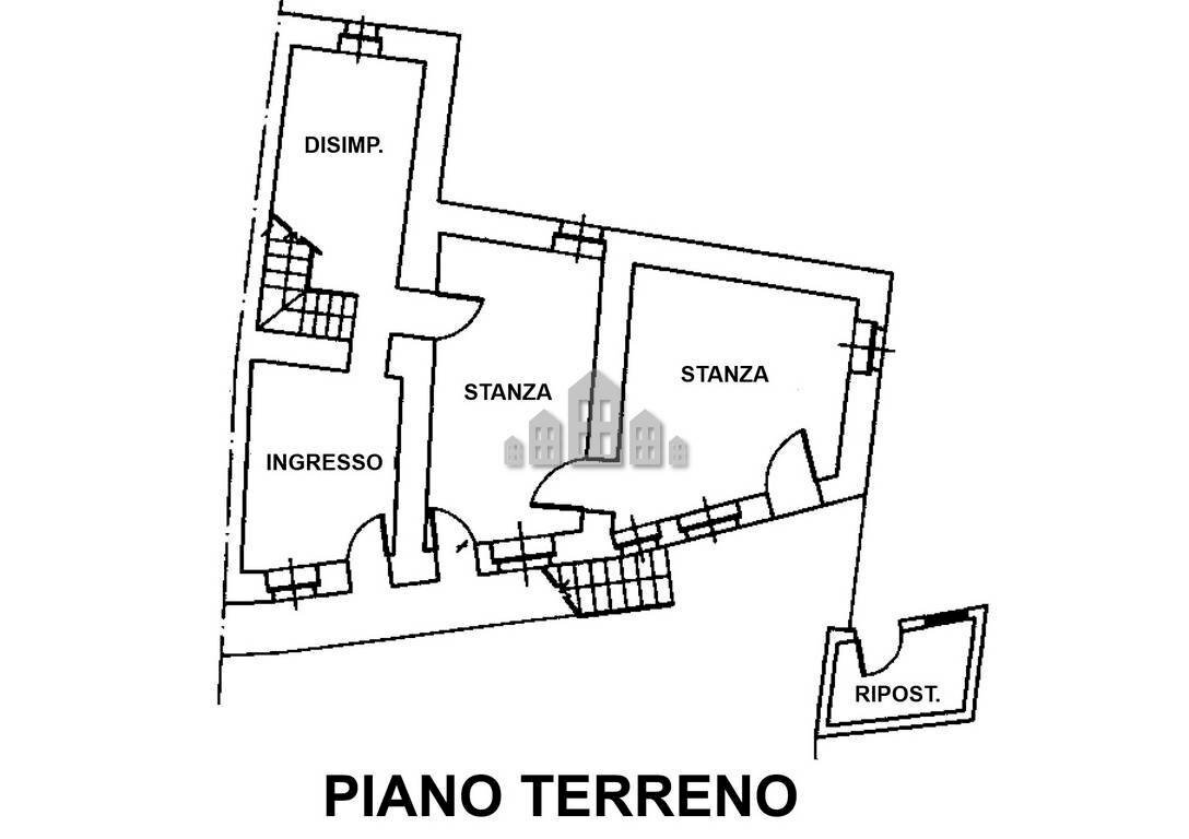 Casa indipendente Frazione Sant'Antonio, 145, Castellamonte - planimetria 1