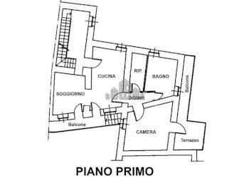 Planimetria - Casa indipendente Frazione Sant'Antonio, 145, Castellamonte - foto 49