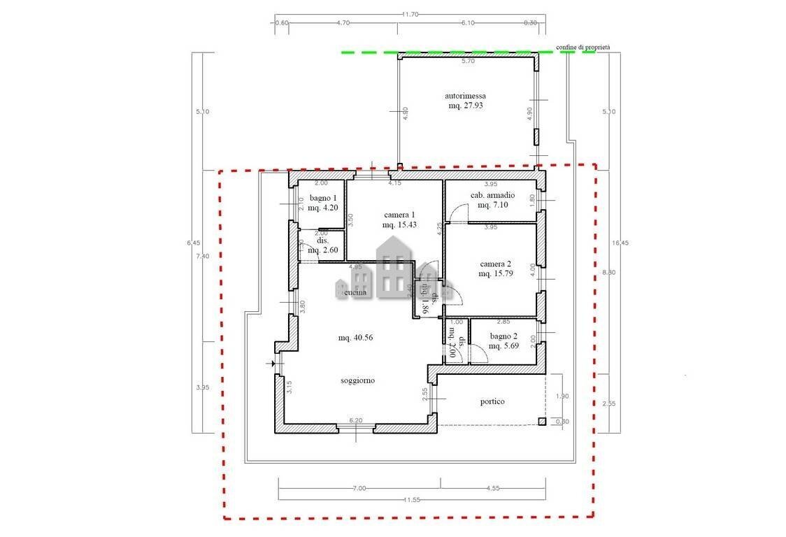 Villa via Antonio Monsignor, San Giorgio Canavese - floor plans 1