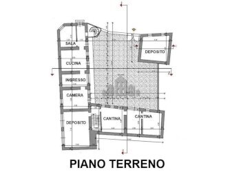 Planimetria piano terra - Casa indipendente via Villa, 49, Valperga - foto 31