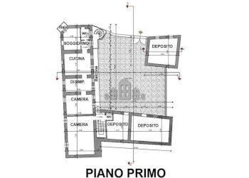 Planimetria primo piano - Casa indipendente via Villa, 49, Valperga - foto 32