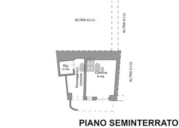 Planimetria piano seminterrato - Casa indipendente Località Benasso, 98, Castellamonte - foto 30