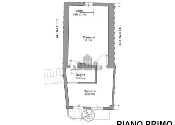 Planimetria piano primo - Casa indipendente Località Benasso, 98, Castellamonte - foto 32