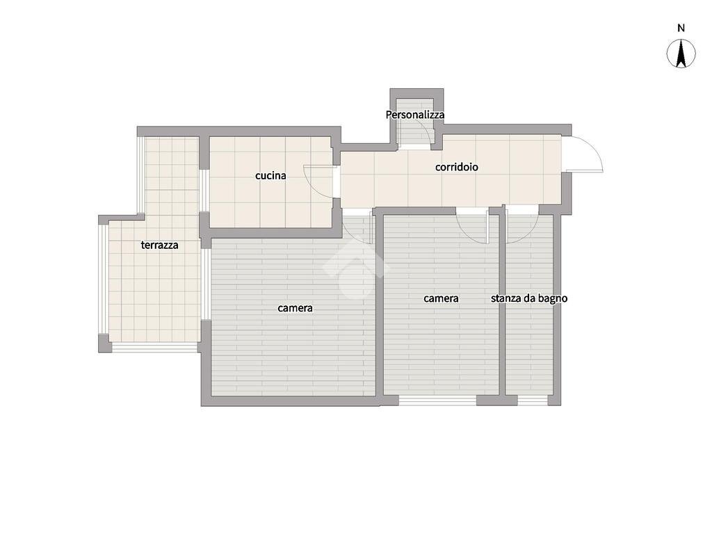 Trilocale Via villebone, Diano Marina - planimetria 1