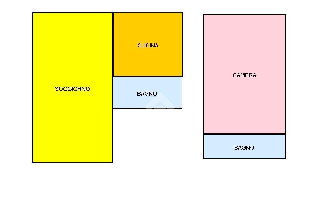 Two-room apartment Via nazionale, Pragelato - floor plans 1