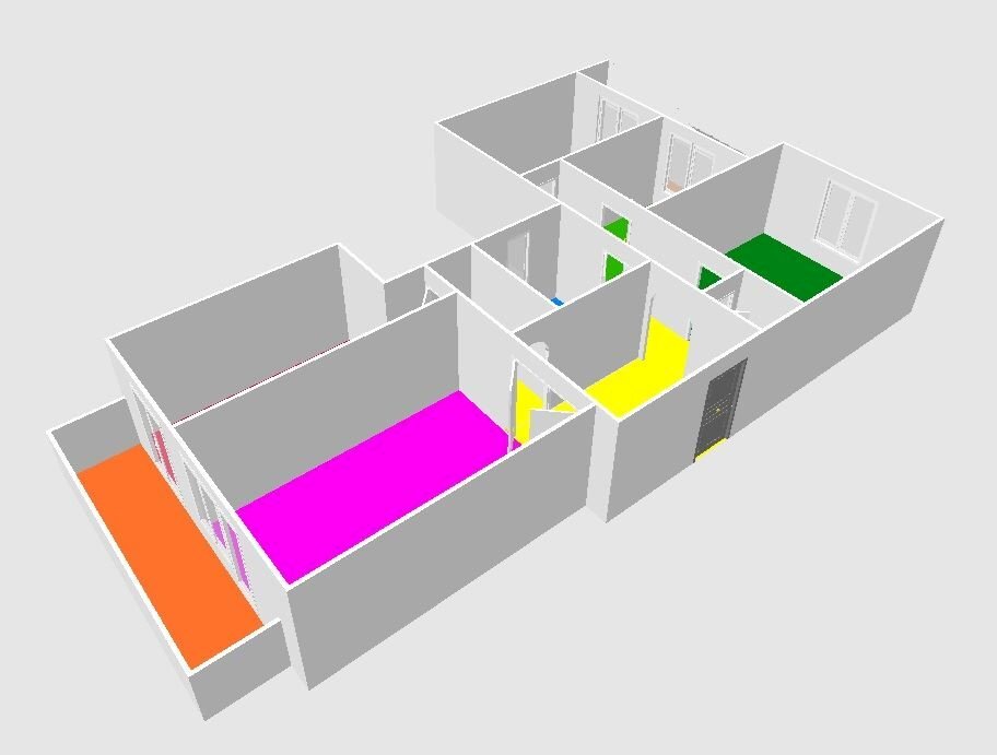 Apartment Via Diano Marina, Genova (neighborhood Palmaro) - floor plans 1