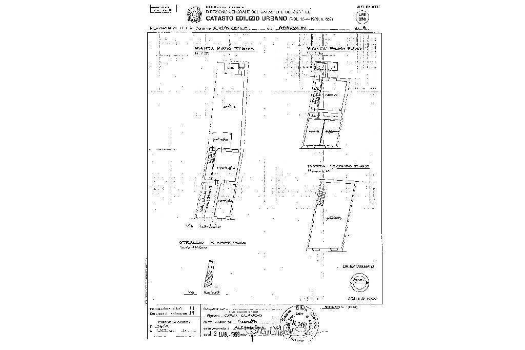 Independent house Via Garibaldi, Viguzzolo - floor plans 1