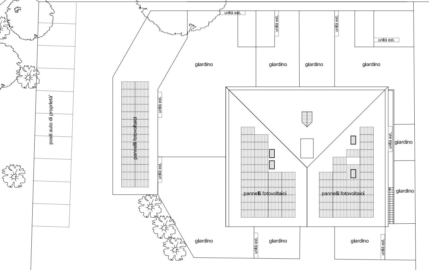 Commercial Premises Bologna (neighborhood Saffi) - floor plans 1