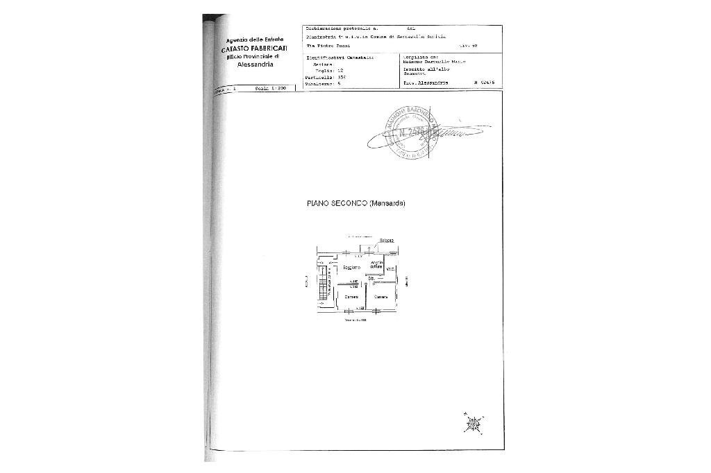 Trilocale Via Pietro Forni, Serravalle Scrivia - planimetria 1