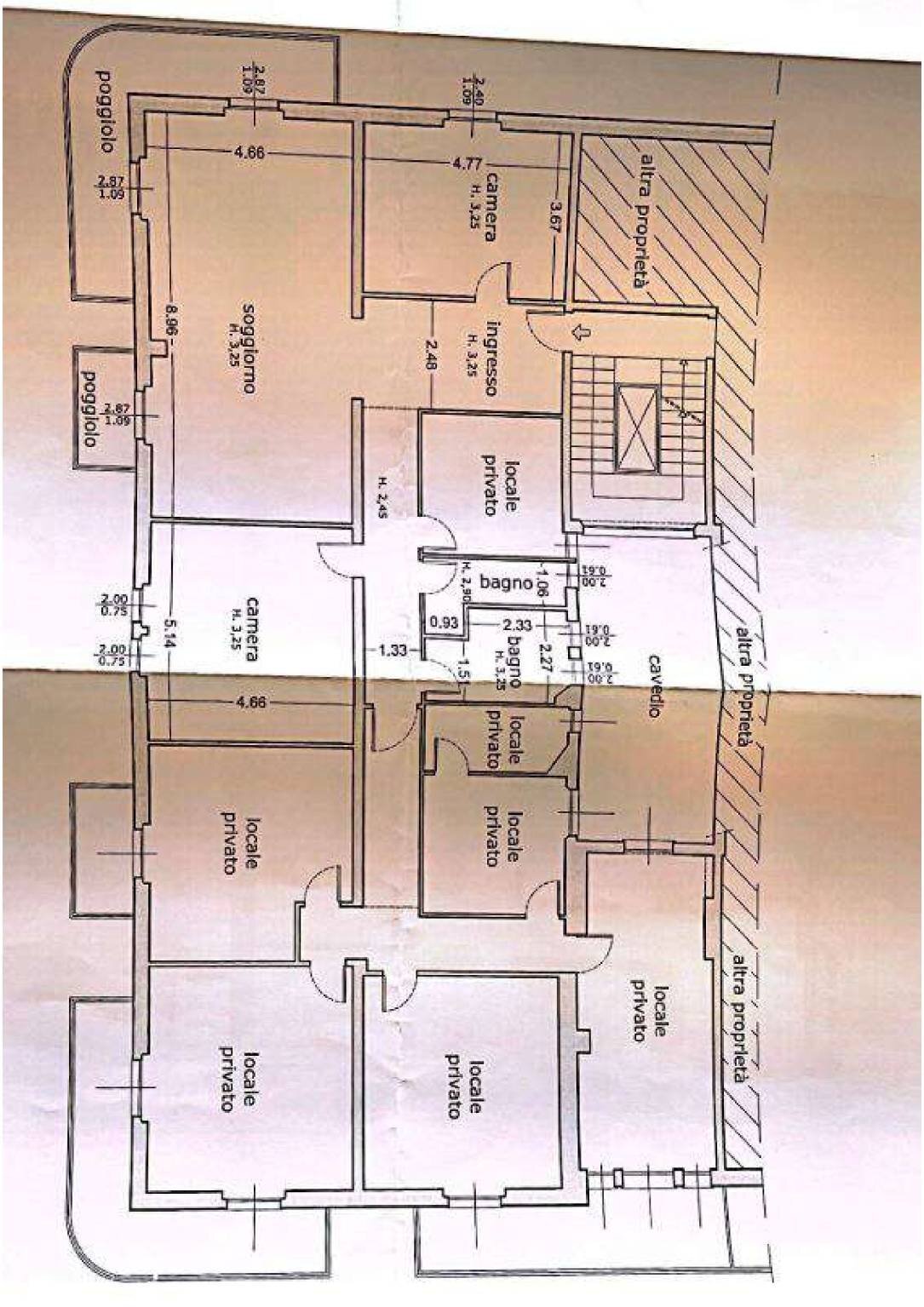 Appartamento corso Cristoforo Colombo, Rapallo - planimetria 1