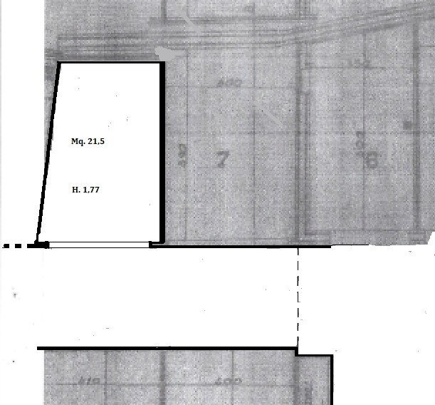 Magazzino via Dogali, Santa Margherita Ligure - planimetria 1