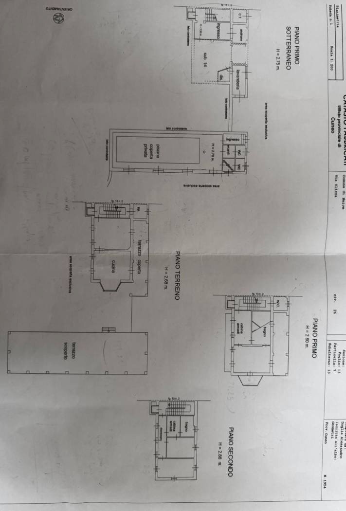 Villa Neive - floor plans 1