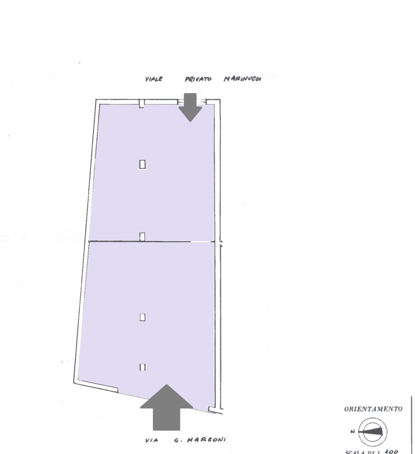 Negozio via Guglielmo Marconi, 52, Portici - planimetria 1