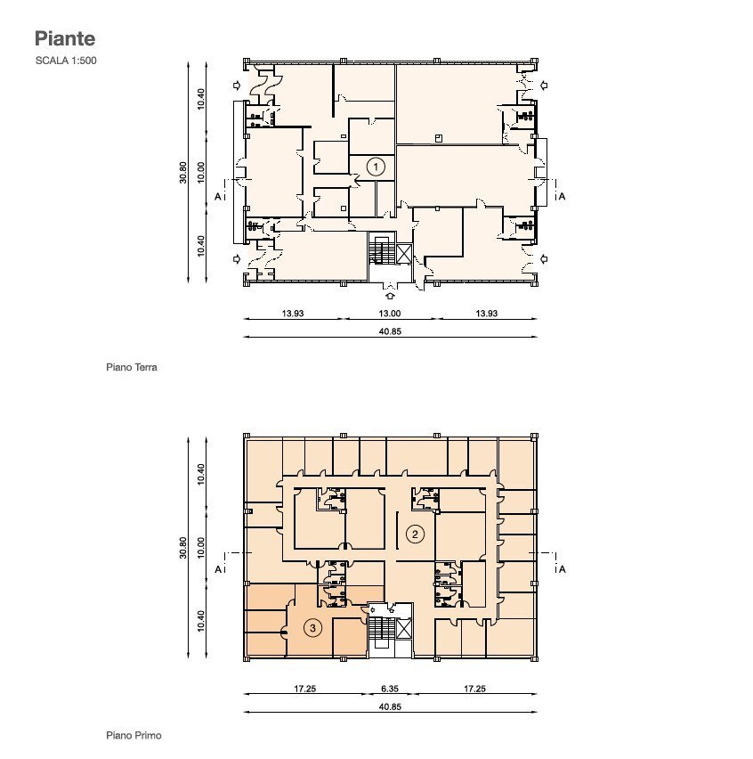 Capannone via Galileo Galilei, Caponago - planimetria 1