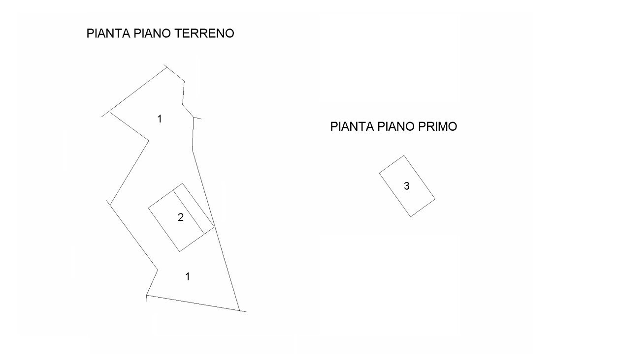 Rustico Baut Festiona, SNC, Demonte - planimetria 1