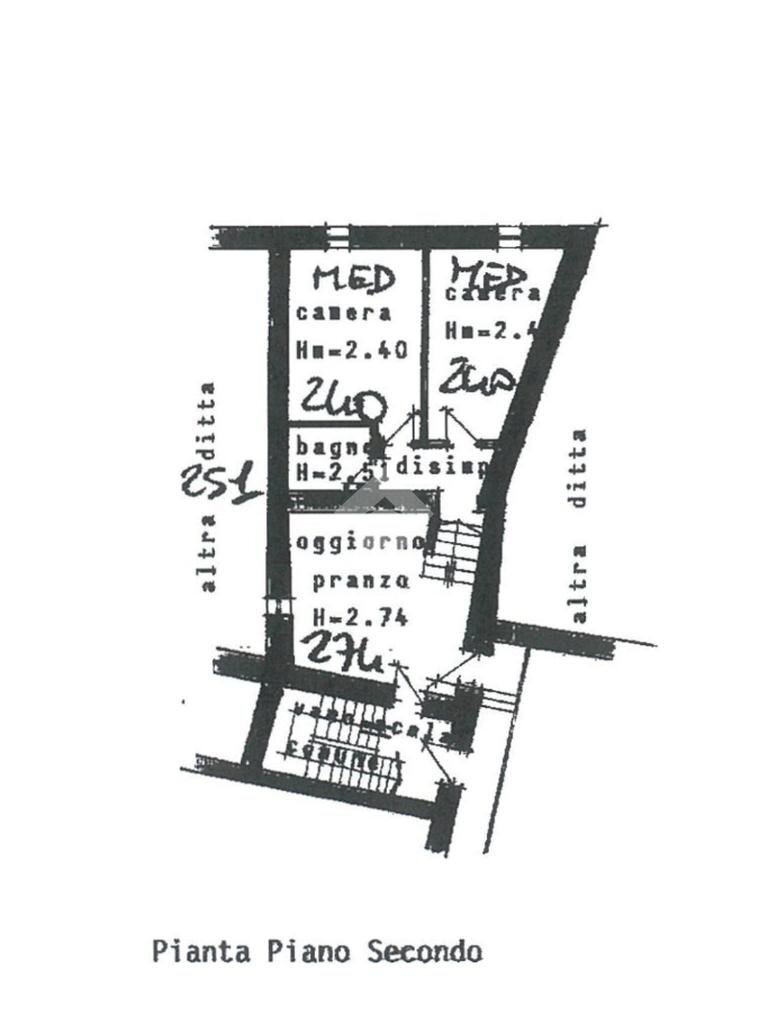 Trilocale Via quilico, Pavone Canavese - planimetria 1