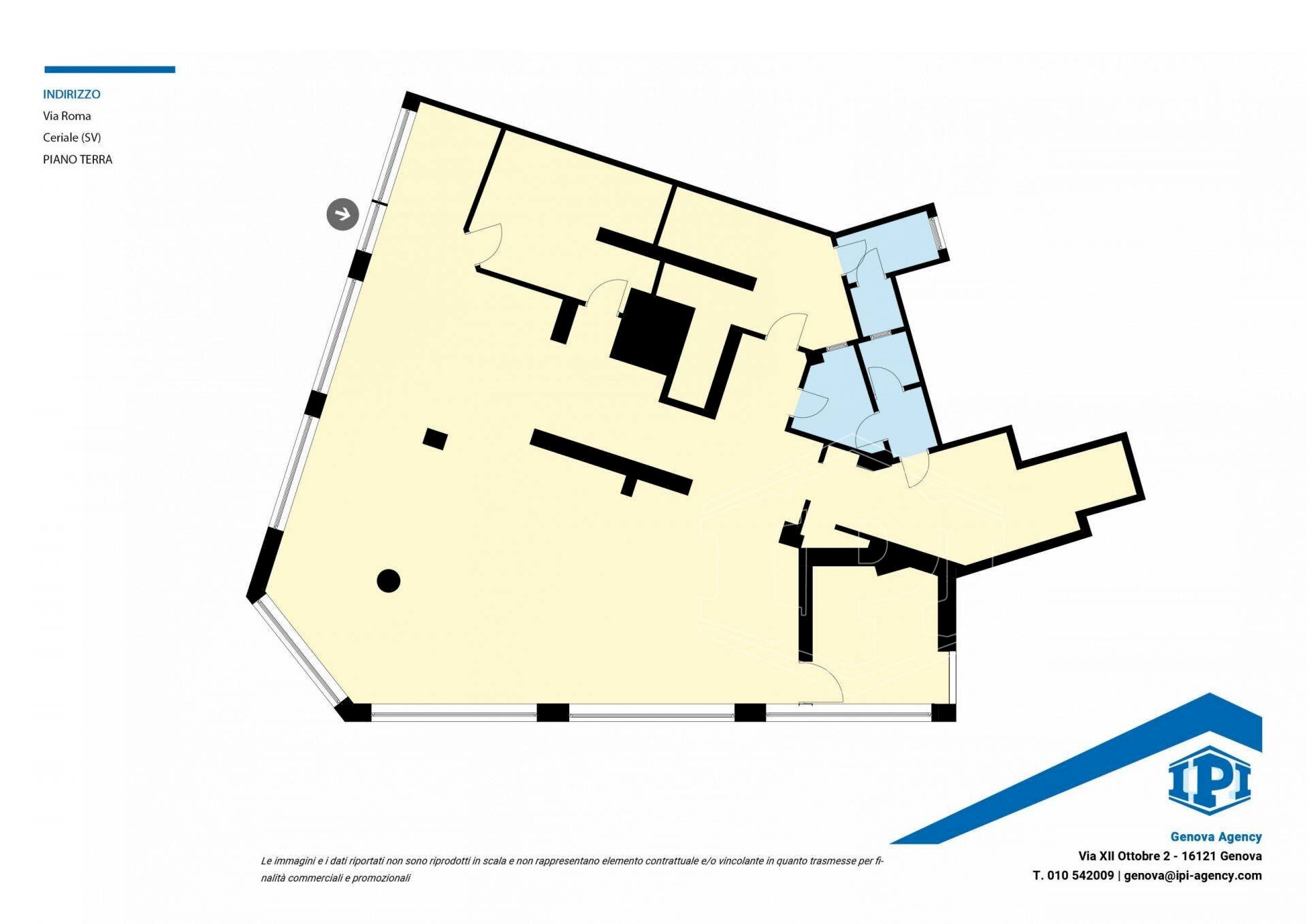 Locale Commerciale Via Roma, Ceriale - planimetria 1