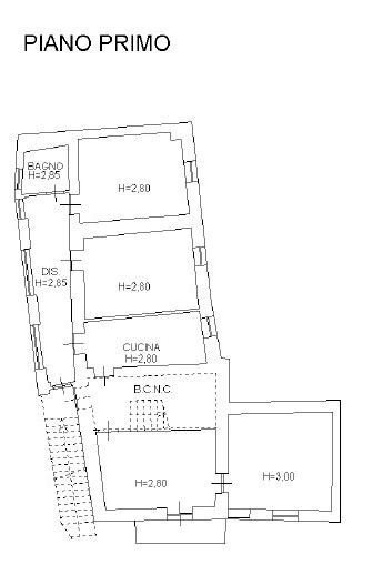 Rustic via Camigliasca, 10, Niella Tanaro - floor plans 1