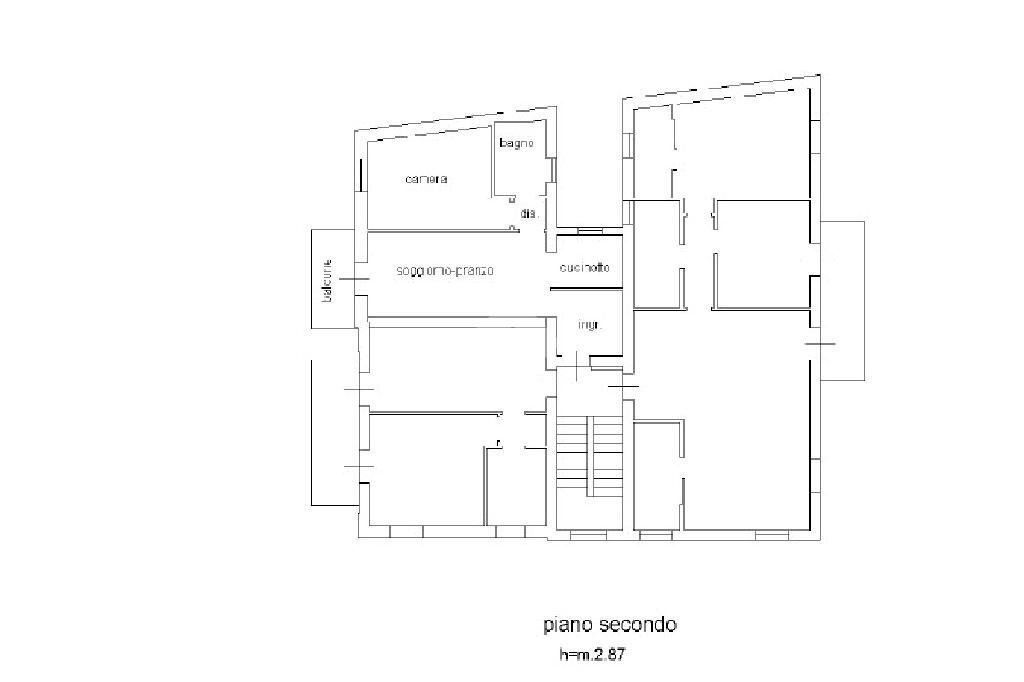 Two-room apartment Viale Giuseppe Mazzini, Vignola - floor plans 1