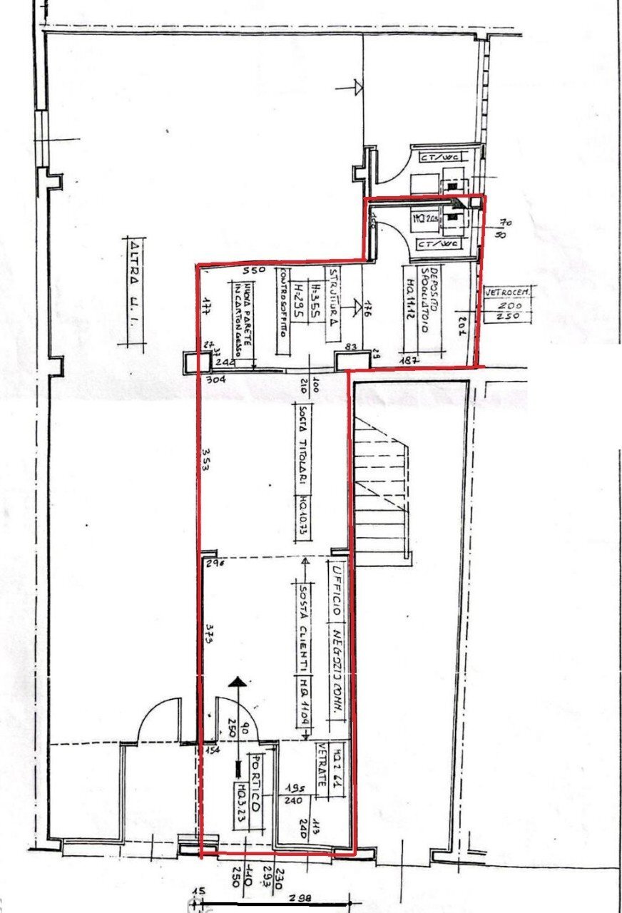 Shop Massa Lombarda - floor plans 1