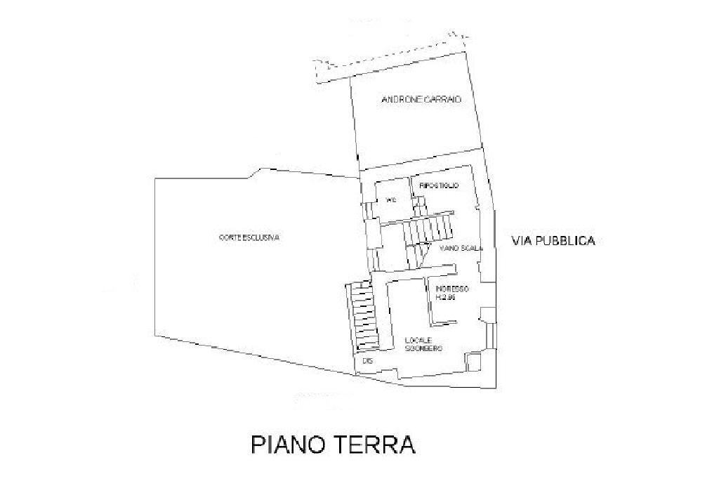 Independent house Via Giuseppe Garibaldi, Vignale Monferrato - floor plans 1