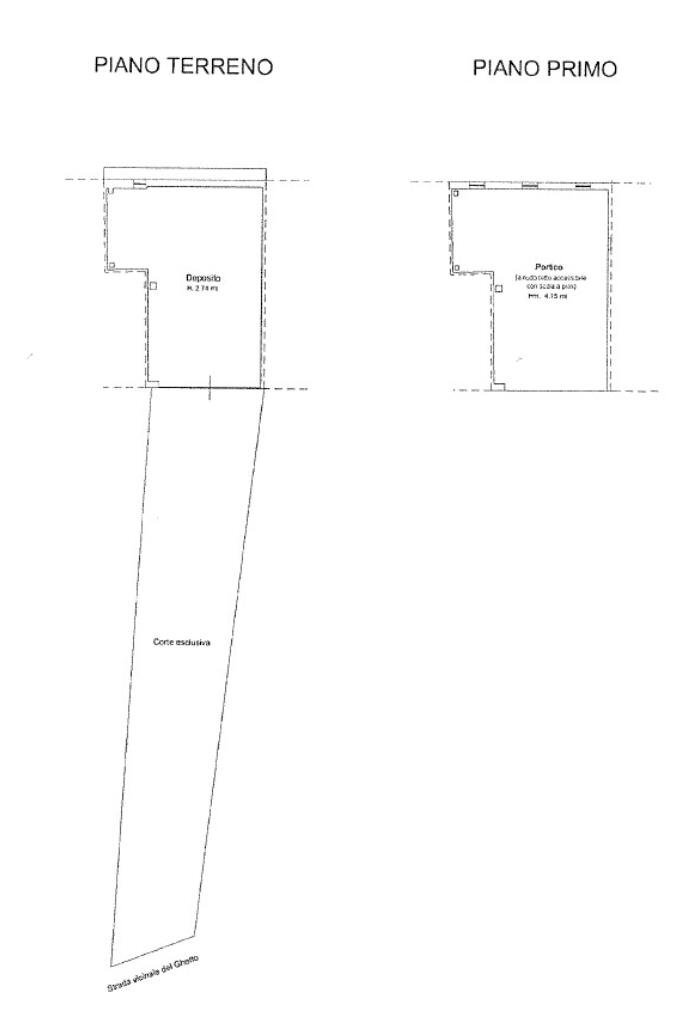 Rustico Via S. Martino, Pecetto Torinese - planimetria 1