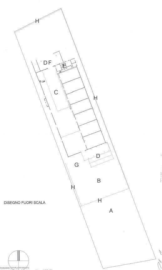 Capannone via Savigliano, Costigliole Saluzzo - planimetria 1