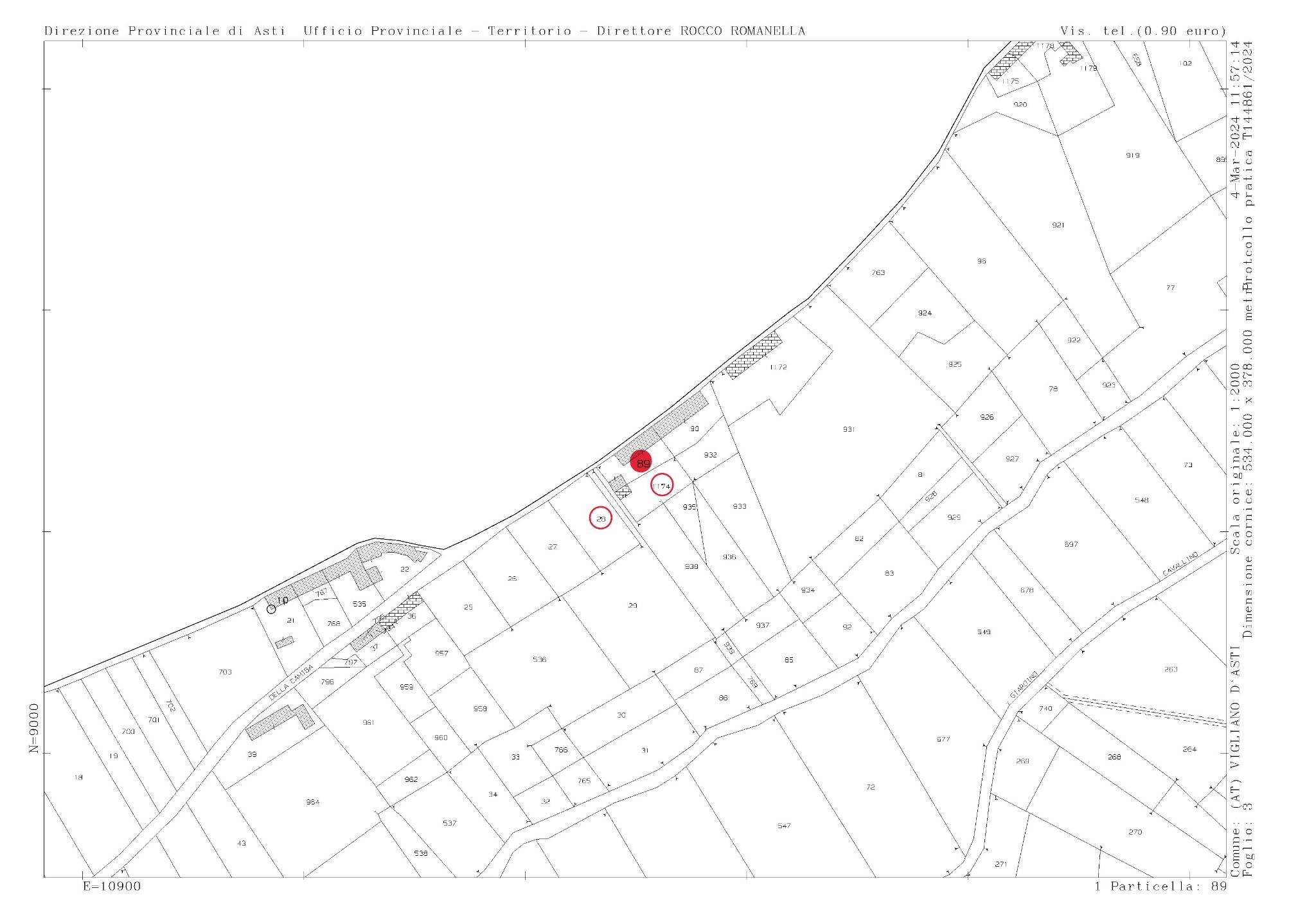 Rustico via San Pietro, Mongardino - planimetria 1
