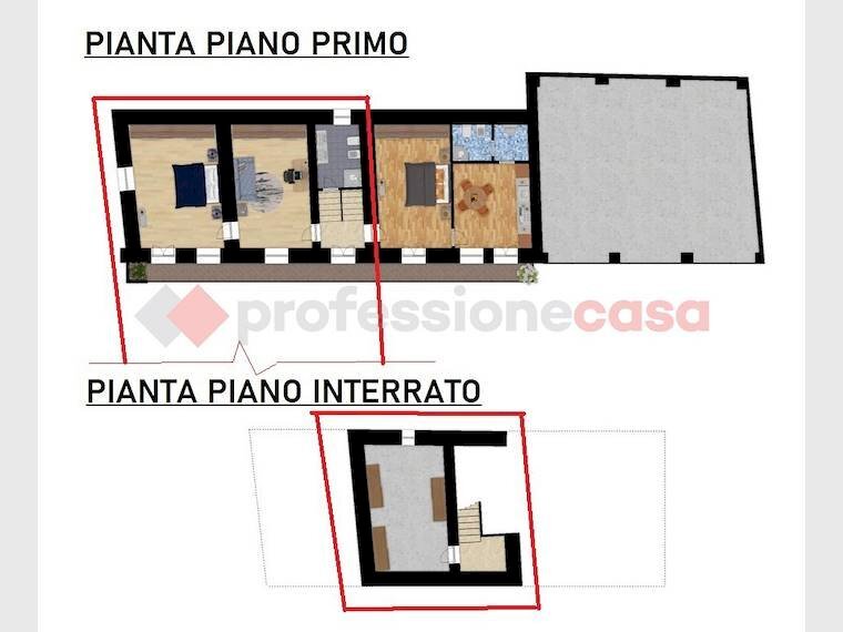 Quadrilocale via broglia, 9, Pinerolo - planimetria 1