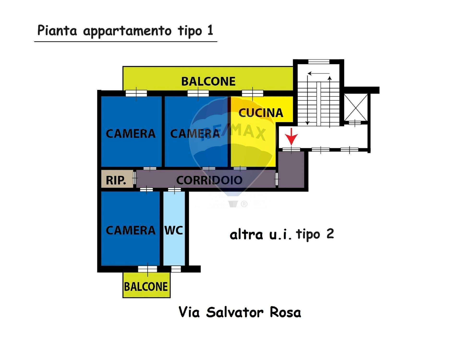 Three-room apartment Via Aniello Falcone, Casavatore - photo 1