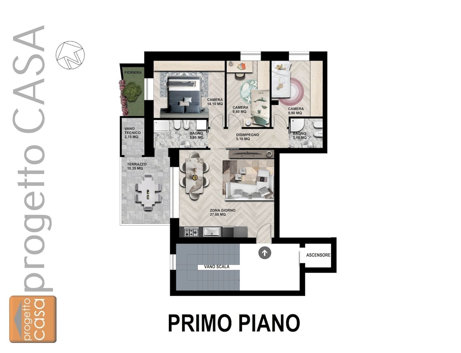 Three-room apartment San Cesario sul Panaro - photo 2