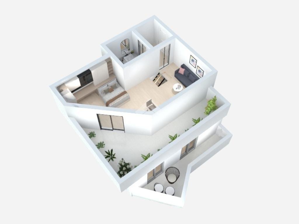 Attic Via Antonio Aldini, Milano - floor plans 1