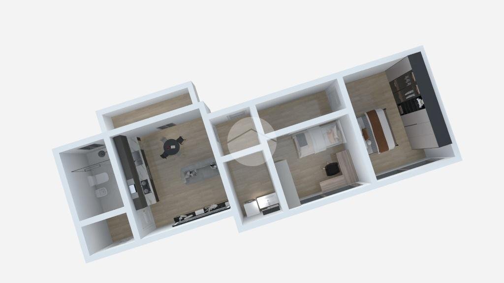 Trilocale Viale papa giovanni XXIII, Beinasco - planimetria 1