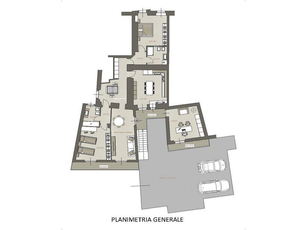 Quadrilocale Trescore Balneario - planimetria 1