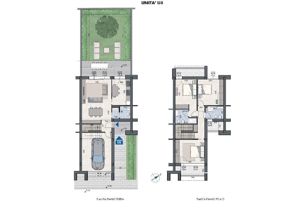 Villa a Schiera Via C. Rebucci, Carpi - planimetria 1