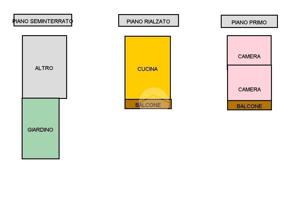Semi-detached house Frazione polpresa, Viù - floor plans 1