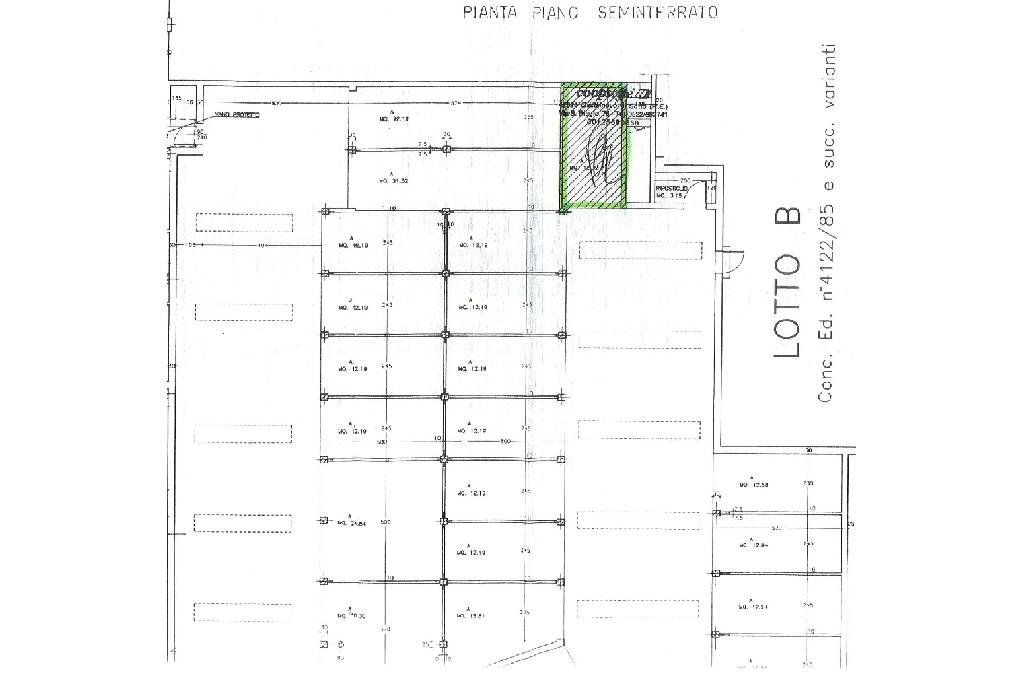 Box Via Martiri di Cervarolo, Reggio nell'Emilia - planimetria 1