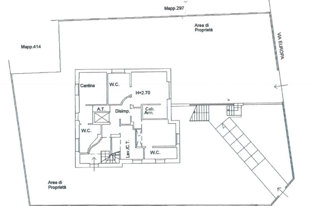 Villa Via Europa, Corbetta - planimetria 1