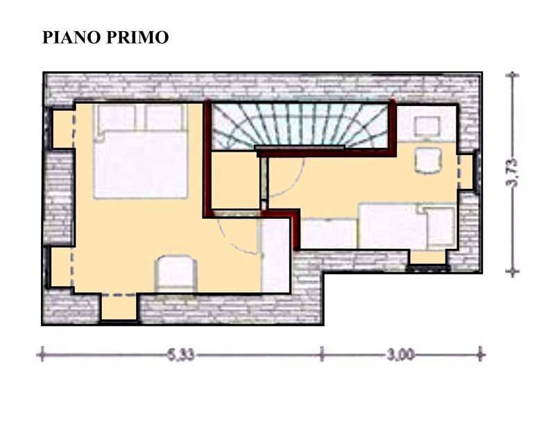 Rustic SP63, Apricale - floor plans 1