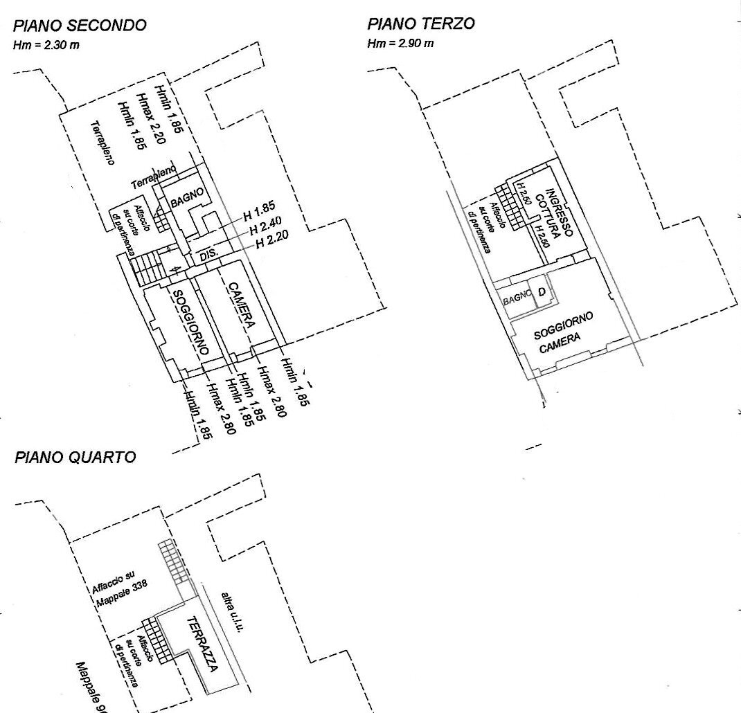 Casa indipendente Piazza Angeli Custodi, 3, frazione Grimaldi, Ventimiglia - planimetria 1