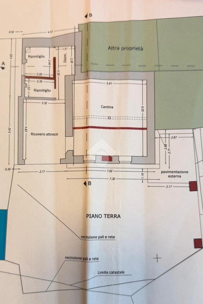 Semi-detached house Via ca domenichino, Sogliano al Rubicone - floor plans 1