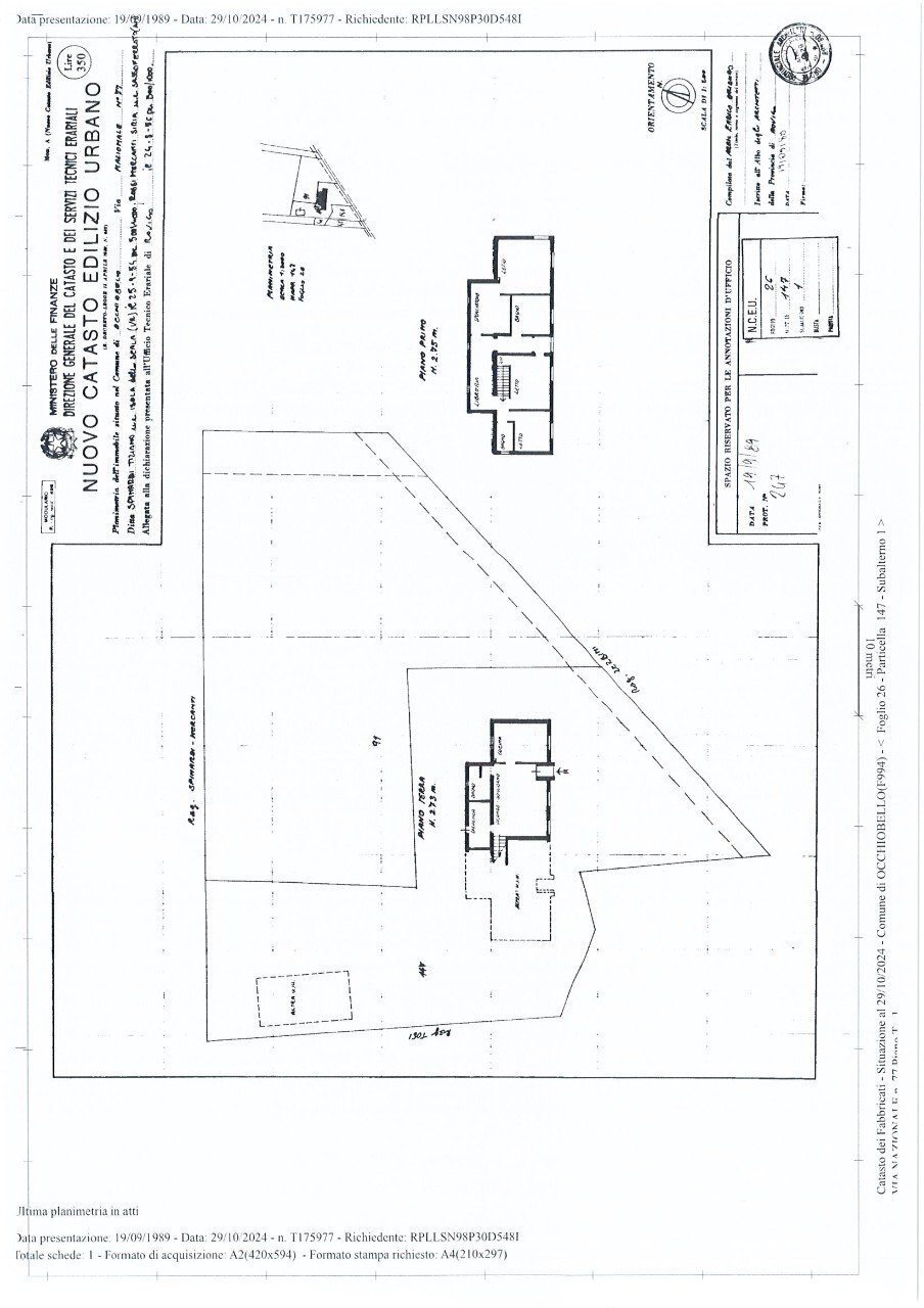 Single Family Villa Occhiobello - floor plans 1