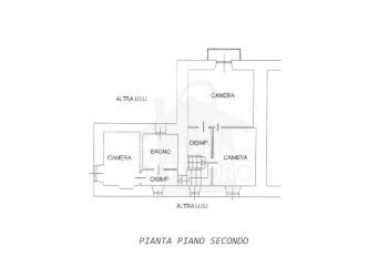 Planimetria - Casa indipendente via Toselli, San Leo - foto 24