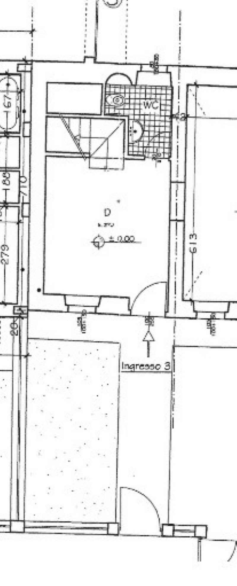 pianta piano terra - Terratetto - Terracielo vicolo Petrarca, 4, Sommariva del Bosco - planimetria 1