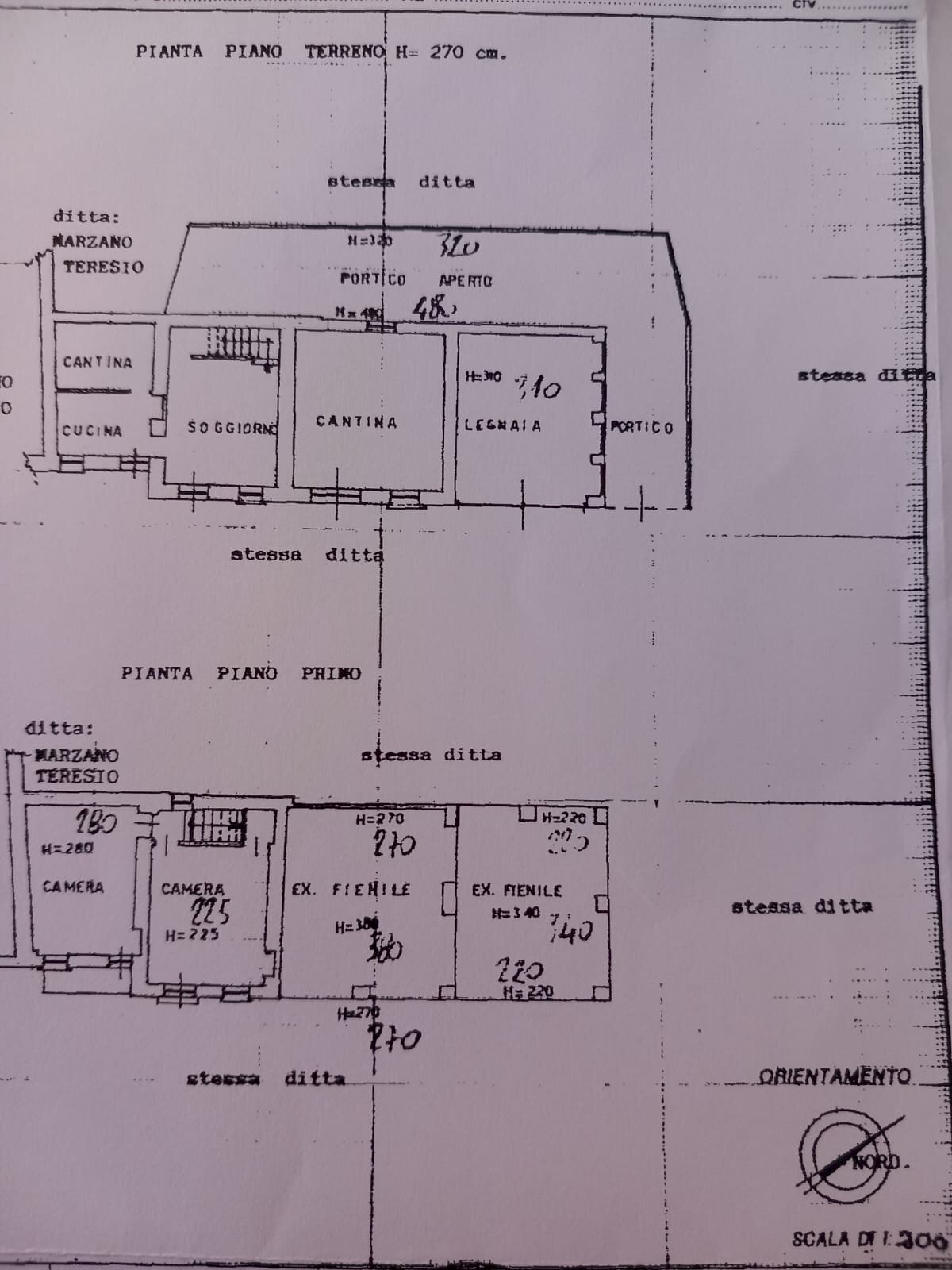 Farmhouse Frazione Morialdo, Castelnuovo Don Bosco - floor plans 1