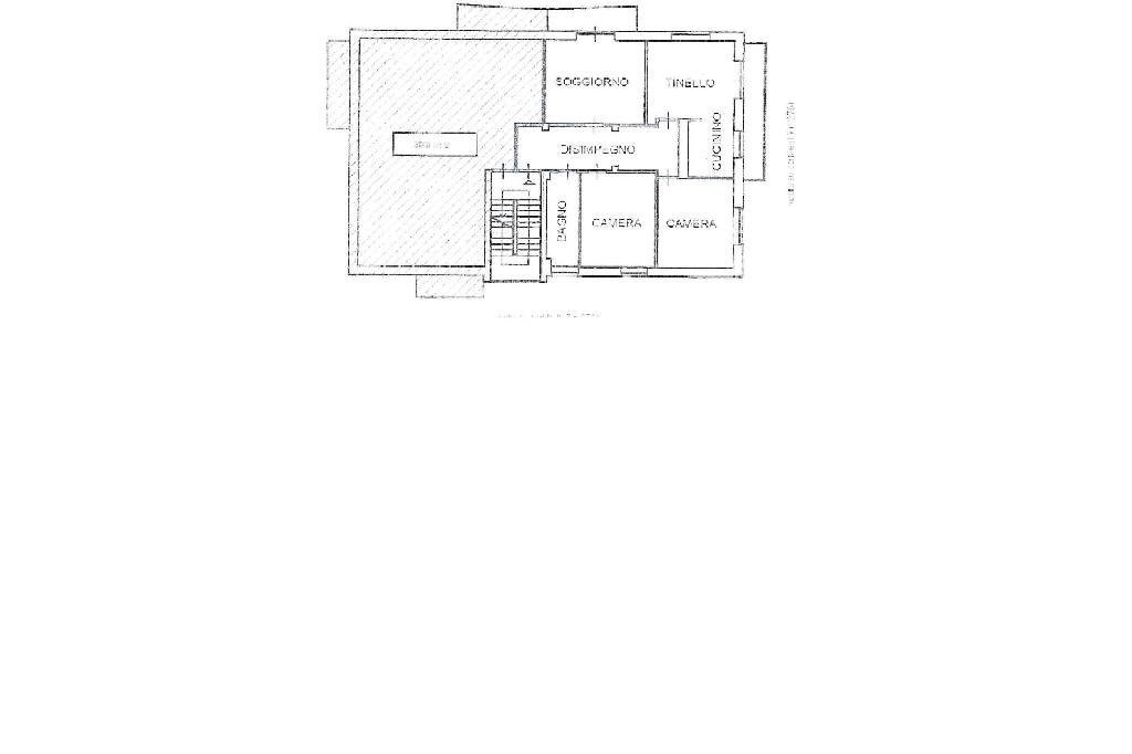 Quadrilocale Via Pinerolo, Pancalieri - planimetria 1