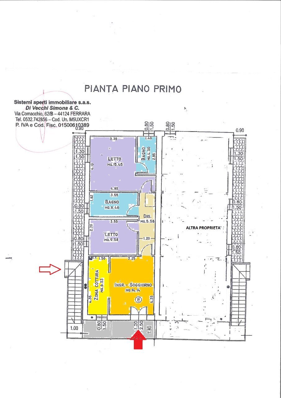 Appartamento Masi Torello - planimetria 1
