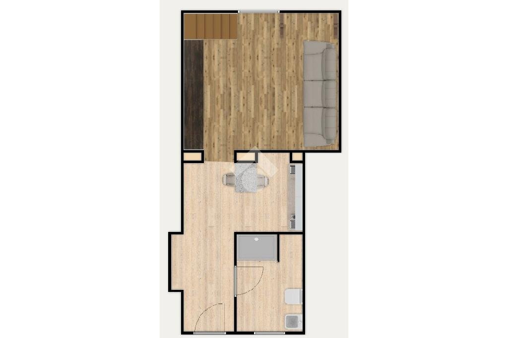 Two-room apartment Via figini, Cormano - floor plans 1