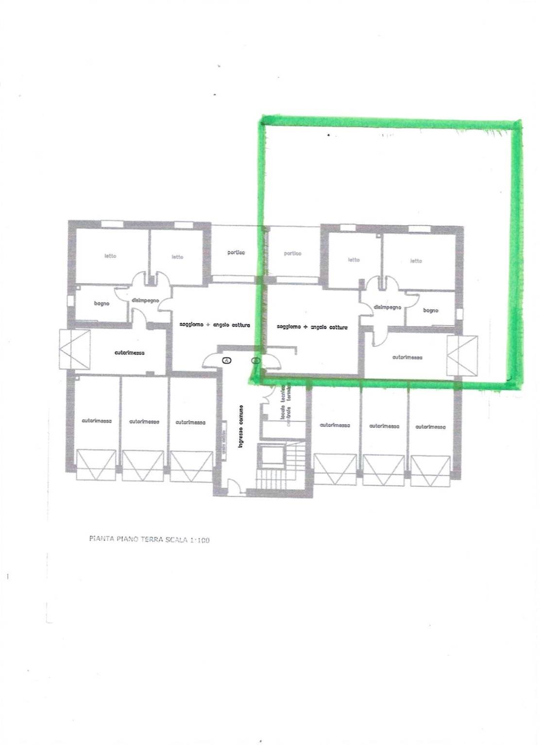 Trilocale Sant'Agata Bolognese - planimetria 1